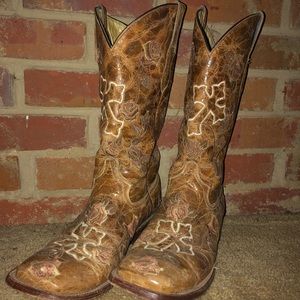 😍Ferrini Cross Cowgirl Boots😍